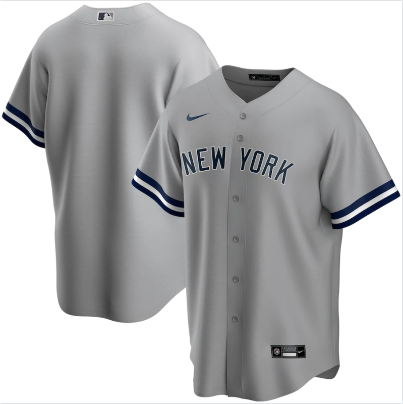 Men's New York Yankees Gray Base Stitched Jersey Men's New York Yankees Gray Base Stitched Jersey
